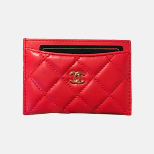 [1:1] Chanel 2018 Ladies Sheep Skin Card Purse - 샤… - 1