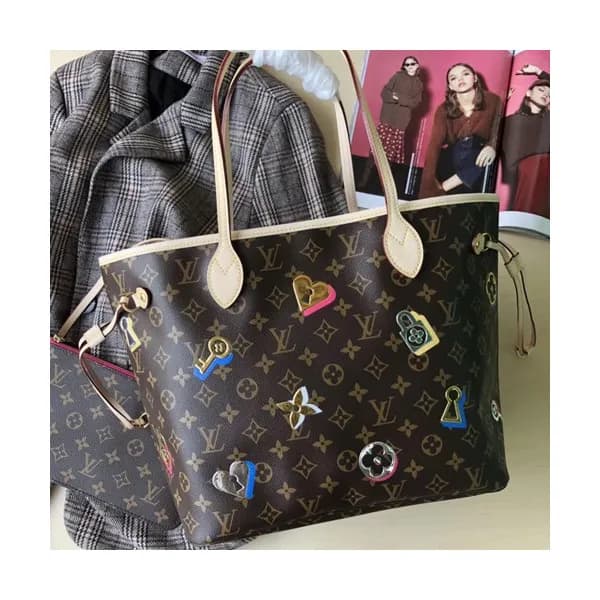 Louis Vuitton 2019 Never Full Monogram Tote Should… - 1