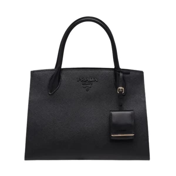 Prada Monochrome Tote Shoulder Bag,33cm - 프라다 모노크롬… - 1