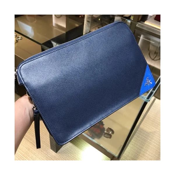 Prada Saffiano Mens Clutch Bag ,26.5CM - 프라다 사피아노 … - 1