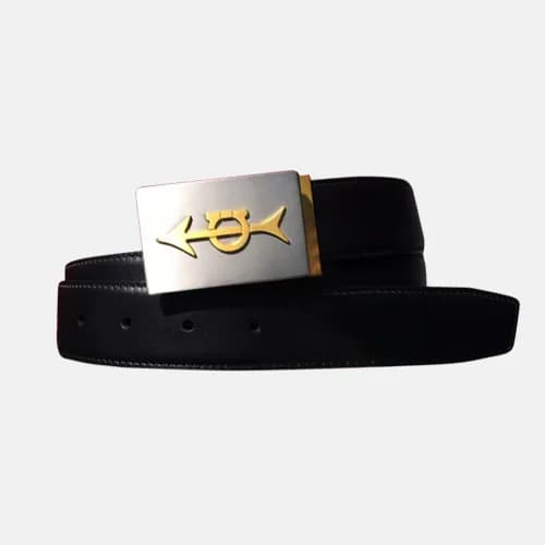Salvatore Ferragamo 2019 Mens Box Buckle Leather … - 1