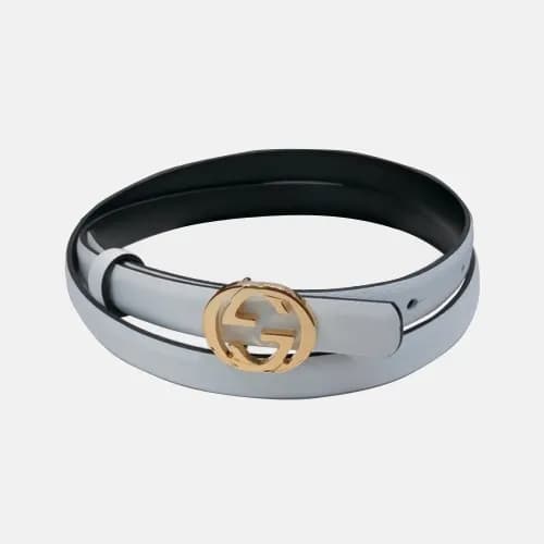 Gucci 2019 Ladies GG Buckle Business Leather Belt … - 1