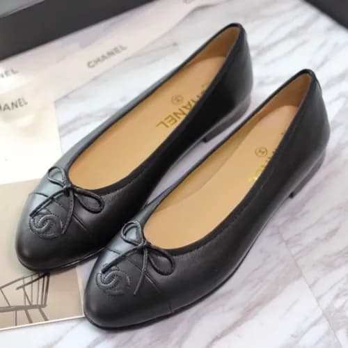 Chanel 2018 Ladies Classic CC Logo Ribbon Ballet F…