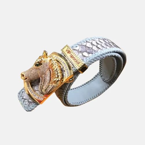 Stefano Ricci 2019 Mens Handi Craft Snake Leather … - 1