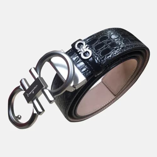 Salvatore Ferragamo 2019 Mens Gancio Buckle Leathe… - 1