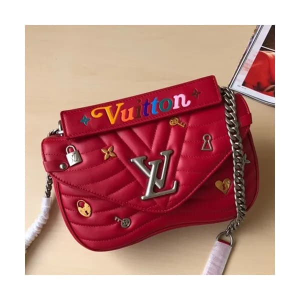 Louis Viutton 2019 New Wave Chain Shouder Cross Ba… - 1