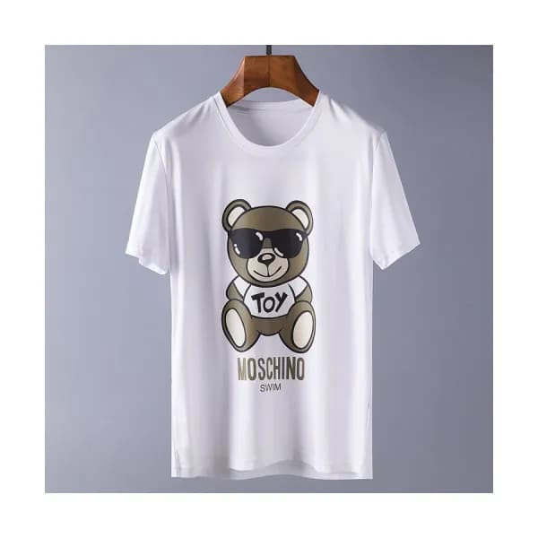 Moschino 2019 Mens Animation Printing Crew -neck C… - 1
