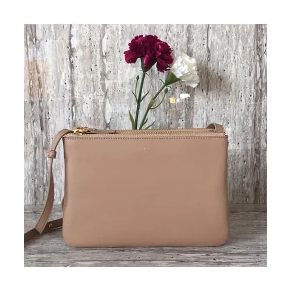 Celine Leather Trio Shoulder Bag,22/25CM - 셀린느 레더 … - 1