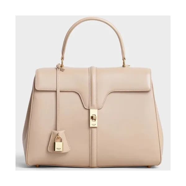 Celine 16 Leather Medium Tote Shoulder Bag,32CM - … - 1