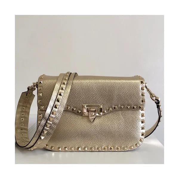 Valentino 2019 Leather Garavani Rockstud Shoudler … - 1