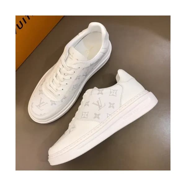 Louis Vuitton 2019 Mens Initial Logo Lambskin Snea… - 1