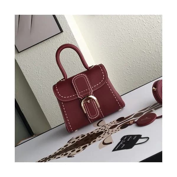 Delvaux 2019 Leather Tote Shoulder Bag,20CM - 델보 2… - 1