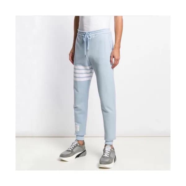 Thom Browne 2019 Mens Logo Cotton Trainning Pants …