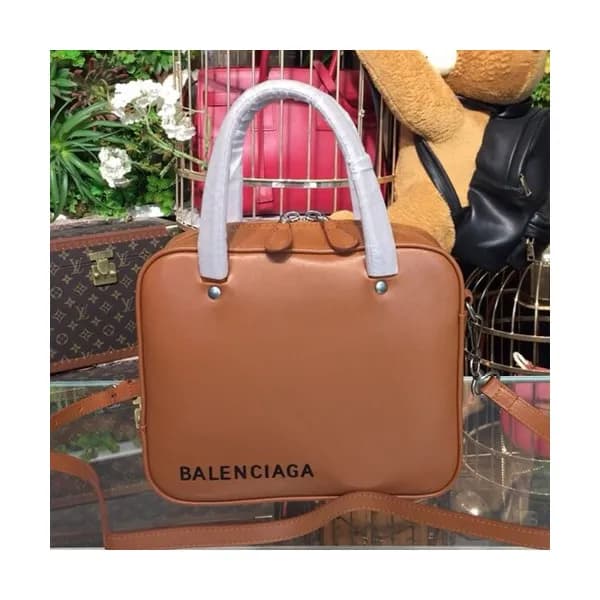 Balenciaga 2019 Leather Tote Shoulder Bag,22CM - 발… - 1