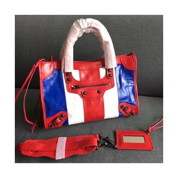 Balenciaga 2019 Bazar City Leather Tote Shoulder B… - 1