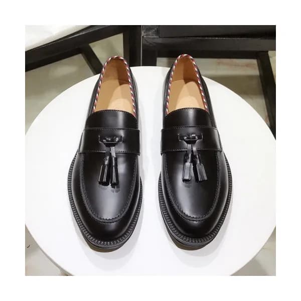 Gucci 2019 Mens Samson Dittail Tassel Leather Loaf… - 1