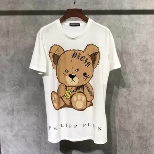 Philipp-plein 2019 Mm/WmCrew -neck Cotton Short Sl… - 1