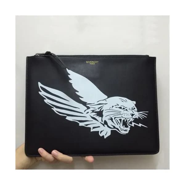 Givenchy 2019 Leather Clutch Bag,30cm - 지방시 2019 레… - 1