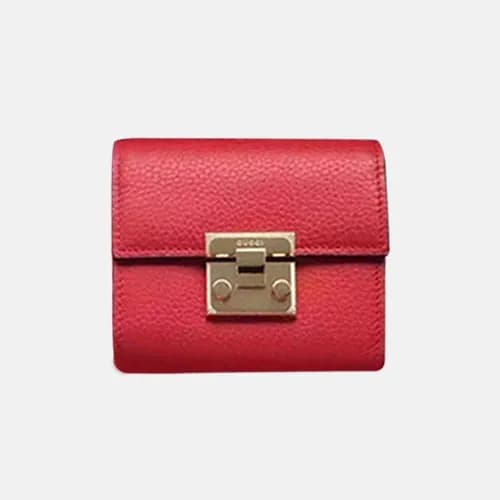 Gucci 2019 Padlock Leather Wallet,453155 - 구찌 패드락 … - 1