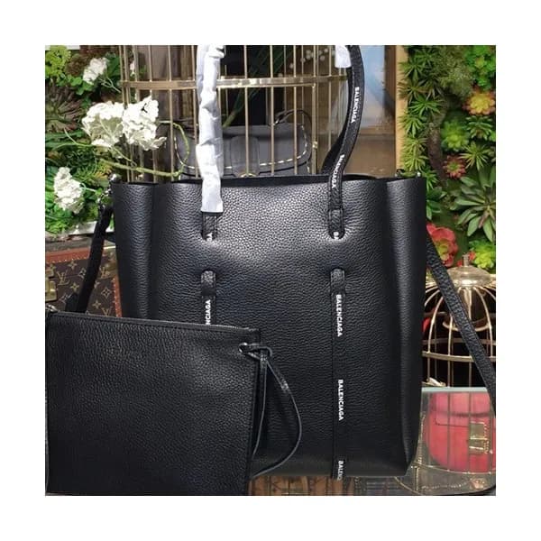 Balenciaga 2019 Leather Small Tote Shoulder Shoppe… - 1