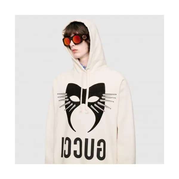 Gucci 2019 Mm/Wm Logo Cotton HoodT - 구찌 2019 남자 로고… - 1
