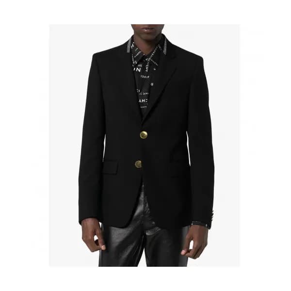Givenchy 2019 Mens Modern Logo Cashmere Suit Jacke… - 1