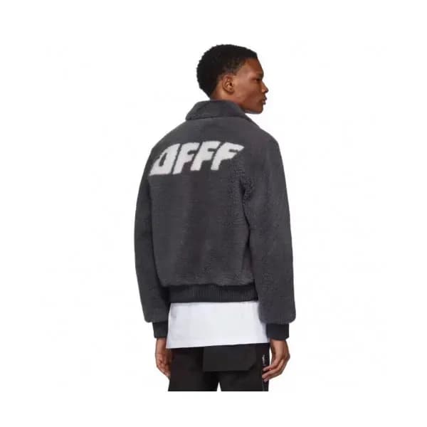 Off-white 2019 Mm/Wm Logo Camel-hair Jacket - 오프화이… - 1
