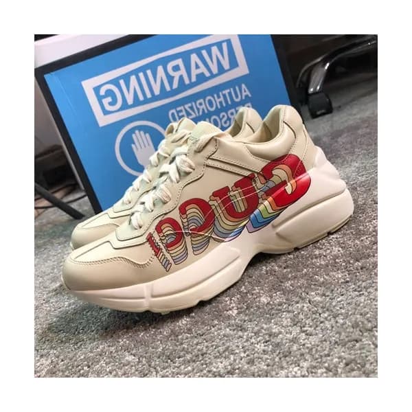 Gucci 2019 Mm/Wm Leather Sneakers - 구찌 2019 남여공용 레… - 1
