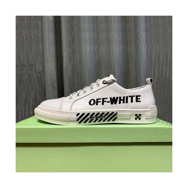 Off-white 2019 Mens Leather Sneakers - 오프화이트 2019 … - 1