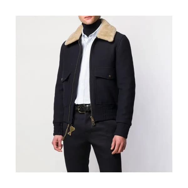 Ami 2019 Mens Logo Casual Cashmere Jacket - 아미 201… - 1