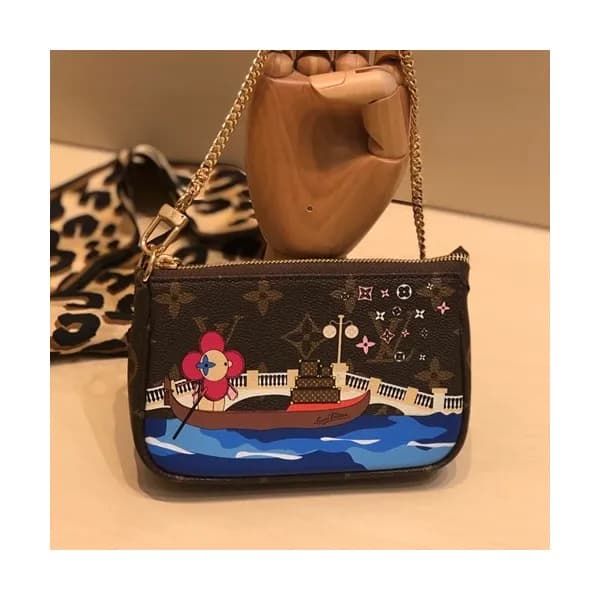 Louis Vuitton 2019 Mini Pochette Accessoires Monog… - 1