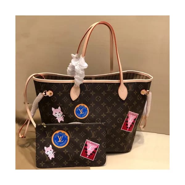 Louis Vuitton 2019 Never Full Monogram Tote Should… - 1