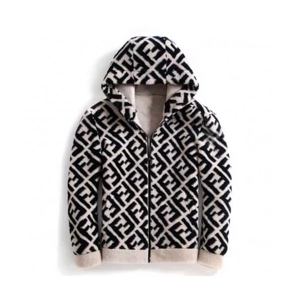 Fendi 2019 Mens Logo Casual Leather Jacket - 펜디 20… - 1