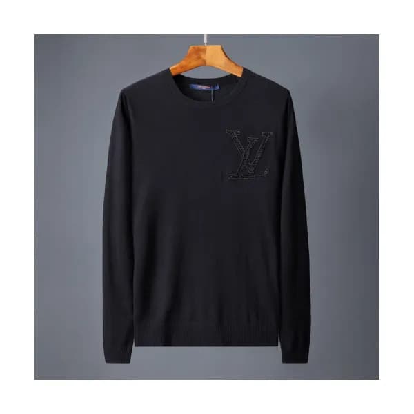 Louis vuitton 2019 Mens Basic Crew-neck Wool Sweat… - 1