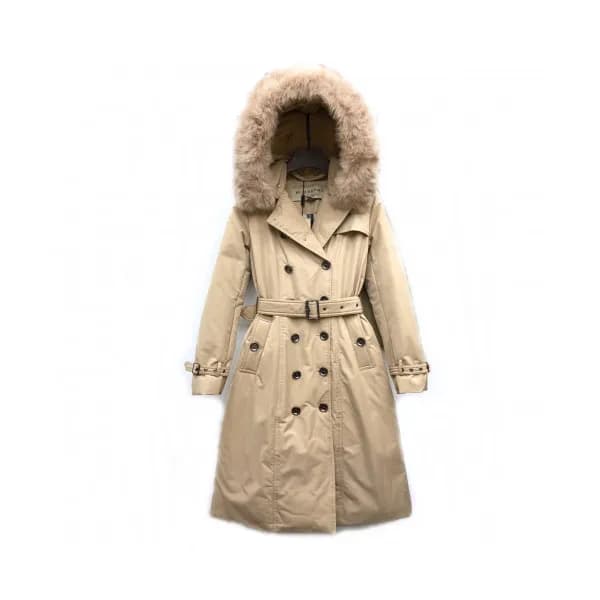 Burberry 2019 Womens Logo Goose Down Long Padding … - 1