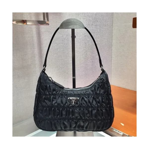 Prada 2019 Nylon Hobo Tote Shoulder Bag,22CM - 프라다… - 1