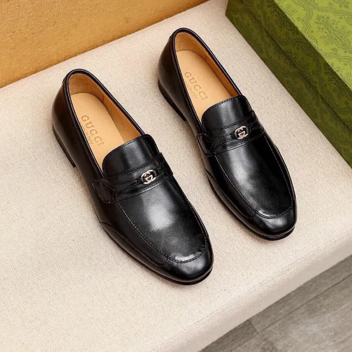 Gucci 2025 Mens Leather Loafer - 구찌 2025 남성용 레더 로퍼… - 1