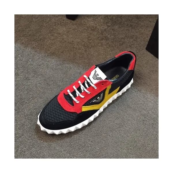 Armani 2020 Mens Leather Sneakers - 알마니 2020 남성용 … - 1