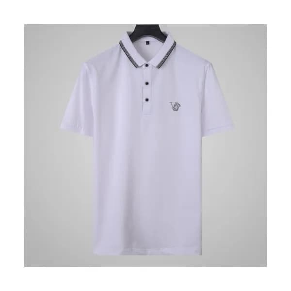 [베르사체]Versace 2020 Mens Logo Silket Short Sleeved … - 1