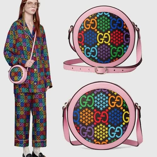 Gucci 2020 PVC Round Shoulder Bag,19CM - 구찌 2020 P… - 1
