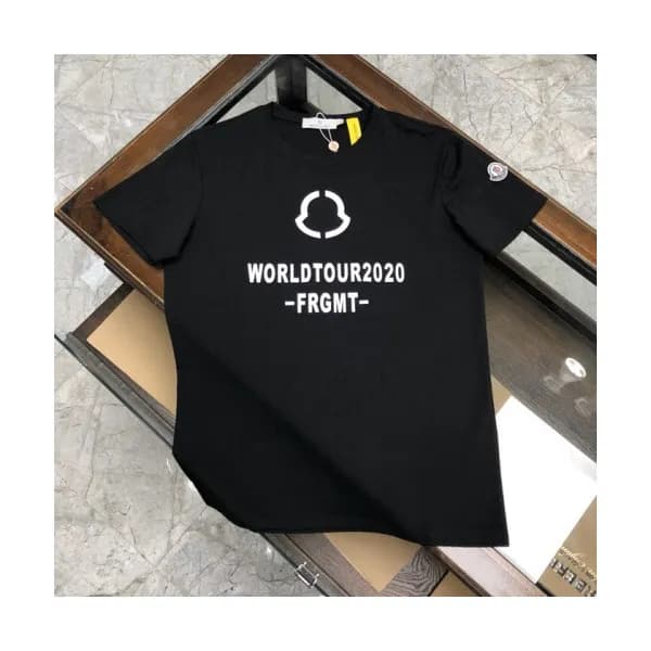 [매장판]Moncler 2020 Mens Logo Silket Crew-neck Short… - 1