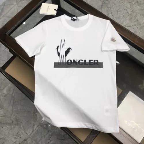 [매장판]Moncler 2020 Mens Logo Silket Crew-neck Short… - 1