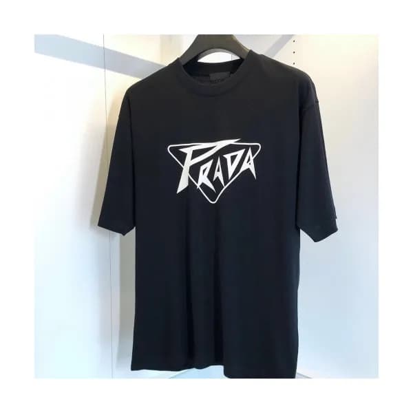 [프라다]Prada 2020 Mens Basic Logo Silket Short Sleev… - 1