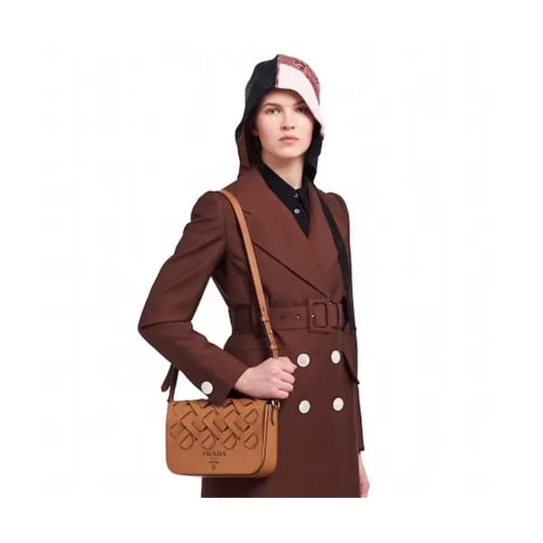 Prada 2020 Women Leather Shoulder Bag ,24CM - 프라다 … - 1