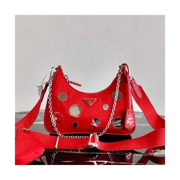 Prada 2020 Hobo Shoulder Bag,22CM - 프라다 2020 호보 숄더… - 1