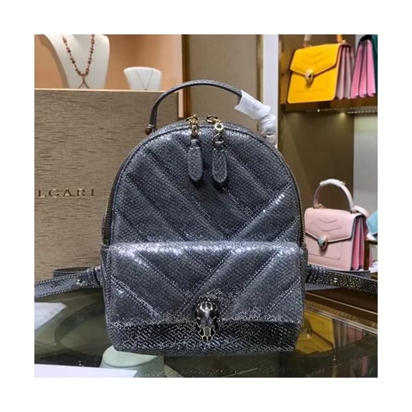 Bvlgari 2020 Serpenti Cabochon Shoulder Bag / Back… - 1