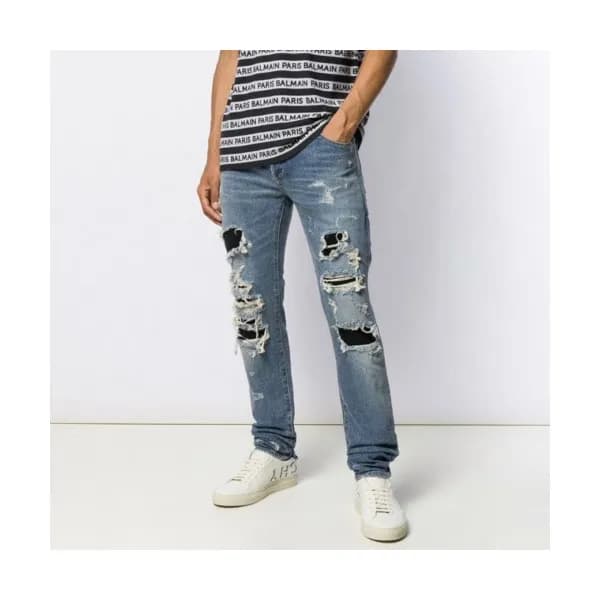 Balmain 2020 Mens Denim Pants - 발망 2020 남성 캐쥬얼 데님 … - 1