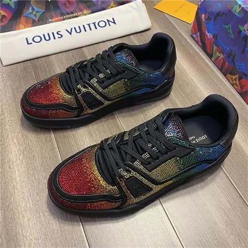 Louis Vuitton 2020 Men's Leather Sneakers - 루이… - 1