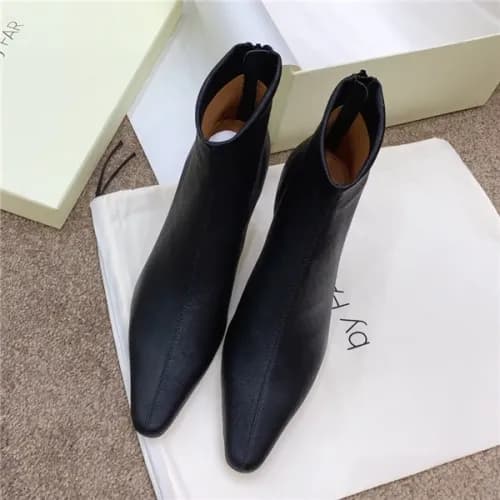 By Far 2020 Women's Leather High Heel Ankle Bo… - 1