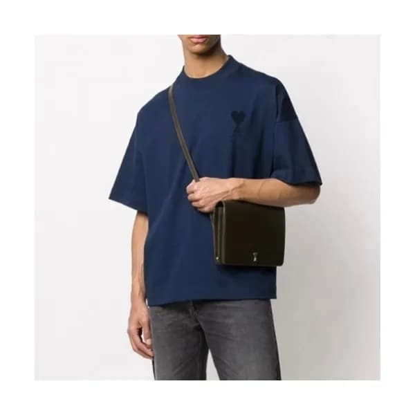 Ami 2020 Mm/Wm Casual Cotton Short Sleeved Tshirt … - 1